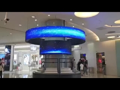 Εσωτερική Υπηρεσία P3 Κουρφή ευέλικτη οθόνη LED με μέθοδο σάρωσης 1/20 S Προσαρμόσιμη