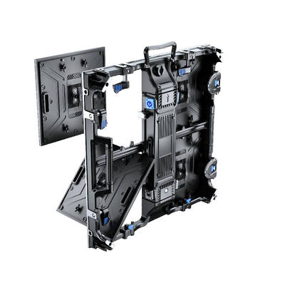 Υψηλή φωτεινότητα Seamless P4.8 Full Color ενοικίαση LED οθόνη 576x576mm Αλουμινίου ντουλάπι