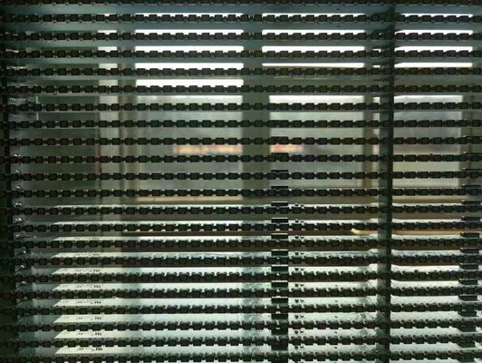 Οδηγημένη παράθυρο επίδειξη τοίχων οθόνης των ελαφριών τυποποιημένων διαφανών οδηγήσεων