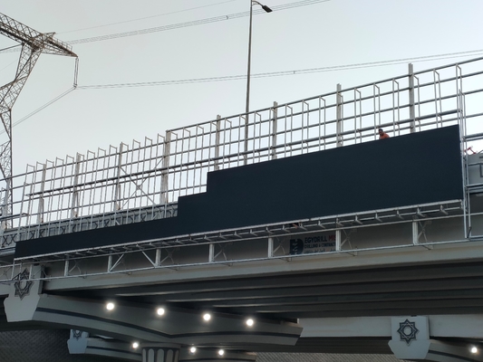 SMD2727 Εξωτερική οθόνη LED 960X960mm Αλουμινίου Υπουργείο με 6500CD/m2 φωτεινότητα