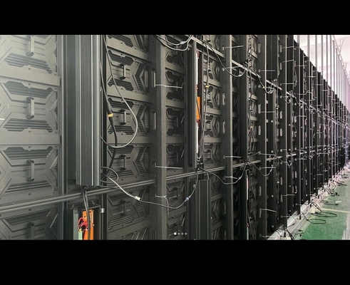 Υψηλή φωτεινότητα P4.8 Εξωτερική οθόνη LED με κοινό σχεδιασμό καθοδίου για χαμηλότερα λειτουργικά κόστη