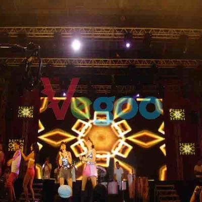 Ενέργεια - επίδειξη οθονών των σκηνικών οδηγήσεων αποταμίευσης P3.91 1R1G1B/μαύρος λαμπτήρας SMD2121