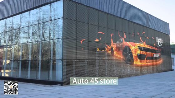 Ανθεκτικό αδιάβροχο IP65 οδήγησε τη διαφανή οθόνη 20mm CE/RoHS