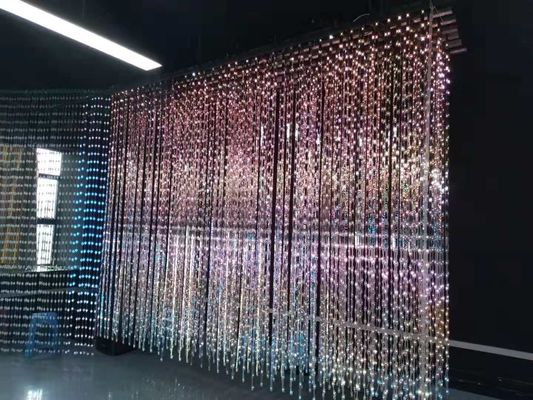 Πλήρες χρώμα εύκαμπτα 50m X 50m, μαύρο χρώμα, υλικό σημείων πλέγματος τοίχων οθόνης πλέγματος των σκηνικών οδηγήσεων PE