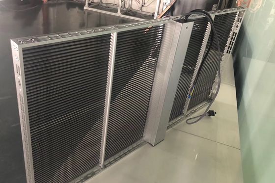 P3.91-7.8 διαφανές οδηγημένο γραφείο 500*1000mm εγκατάστασης προθηκών λεπτό ελαφρύ εύκαμπτο