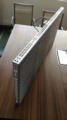 P3.91-7.8 διαφανές οδηγημένο γραφείο 500*1000mm εγκατάστασης προθηκών λεπτό ελαφρύ εύκαμπτο