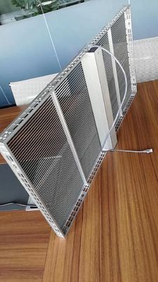 P3.91-7.8 διαφανές οδηγημένο γραφείο 500*1000mm εγκατάστασης προθηκών λεπτό ελαφρύ εύκαμπτο