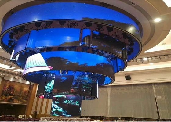 Οθόνη των εσωτερικών δημιουργικών οδηγήσεων 4mm 256mmx128mm εύκαμπτων