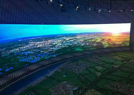 Επίδειξη των μετακινούμενων RGB SMD 6mm οδηγήσεων ενοικίου για τα στάδια