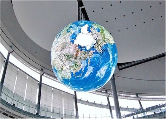 Εσωτερική πλήρης οθόνη των οδηγήσεων σφαιρών χρώματος P1.95mm 0.5m