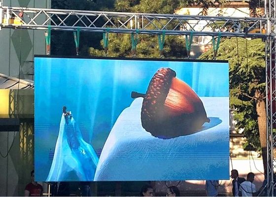 Τοίχος οθόνης σκηνικού υποβάθρου ενοικίου P4.81 250mm×250mm
