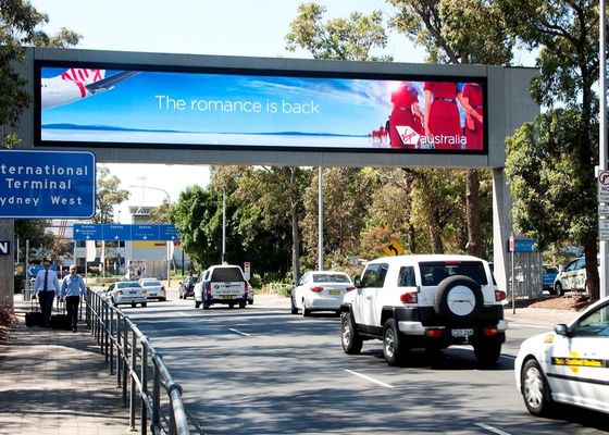 Σύγχρονος πίνακας διαφημίσεων Smd που διαφημίζει την επίδειξη των υπαίθριων πλήρων οδηγήσεων χρώματος P10