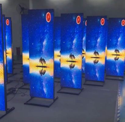 Επίδειξη των 3mm εσωτερικών πλήρων οδηγήσεων χρώματος αφισών MEDIA 760mmX1920mm