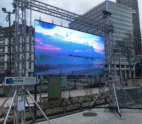 Υπαίθρια αδιάβροχη επίδειξη των οδηγήσεων P8 P10 SMD3535 HD