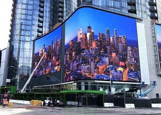 Πλήρες χρώμα 15 pixel πυκνότητα P8 σταθερή SMD LED οθόνη Πίνακα για εξωτερική διαφήμιση