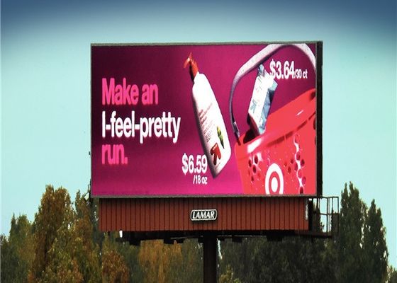 Φυτική σταθερή διαφημιστική οθόνη LED με 960 x 960 mm μεγέθους ντουλάπις και πλήρες χρώμα
