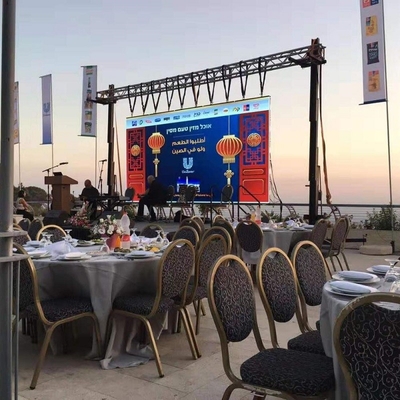 Εξωτερική οθόνη LED για τη διαχείριση δημόσιων εκδηλώσεων P2.976 P3.91 P4.81 P5.95
