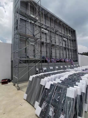 Δείκτης LED εξωτερικής λειτουργίας IP65 αδιάβροχη P5 για οθόνες υψηλού φωτισμού διαφήμισης OOH