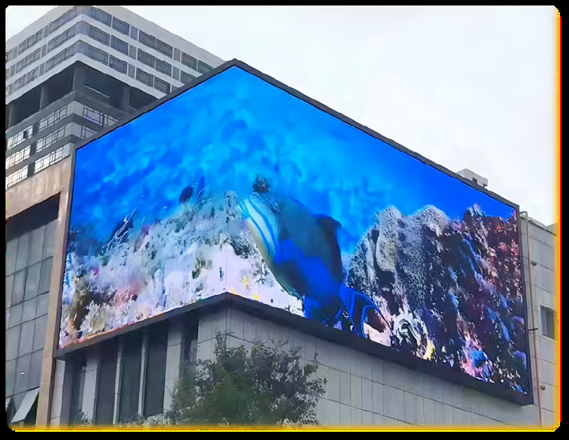 Π10 Εξωτερική οθόνη LED 960X960mm Αλουμινίου ντουλάπι SMD3535 φωτεινότητα 6500CD/m2 Σύστημα Nova