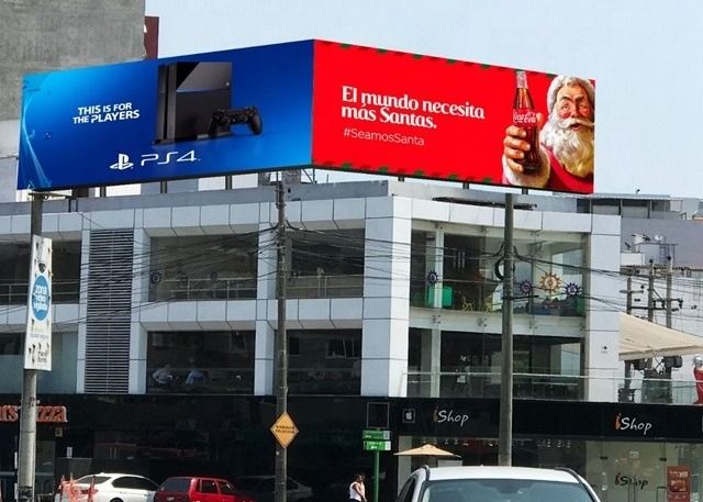 Πλήρες χρώμα 15 pixel πυκνότητα P8 σταθερή SMD LED οθόνη Πίνακα για εξωτερική διαφήμιση